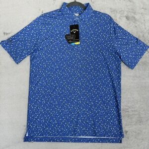 Callaway Shirt Mens Small Polo  Tequila Spirits  Pattern  Swing Tech